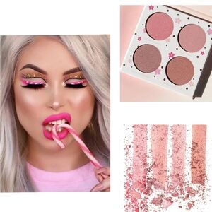Beauty Bakerie Cotton Candy Champagne Palette Blush & Highlight Shades NIB